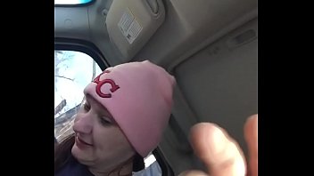 stephanie sucking me in the car blowjob